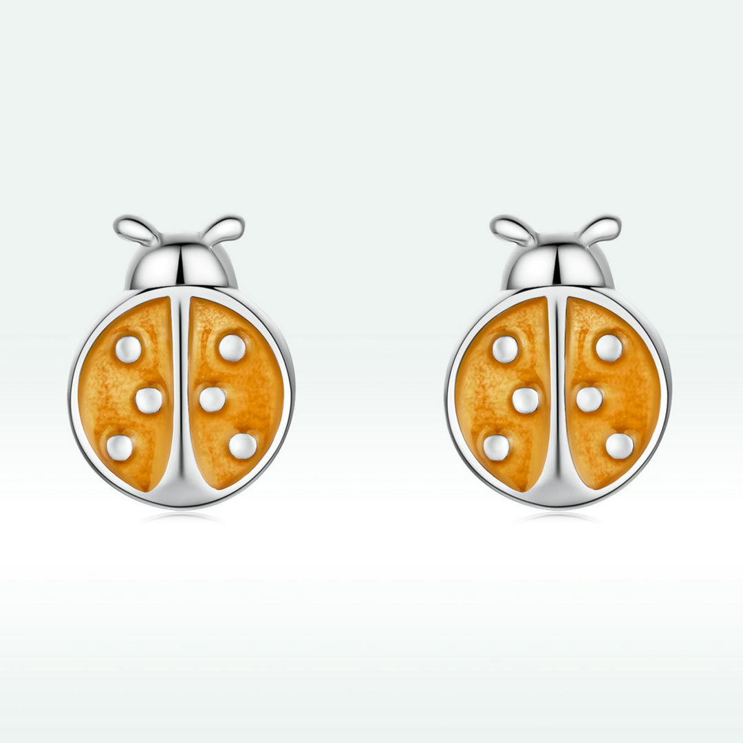 S925 Sterling Silver Enamel Earrings for Women