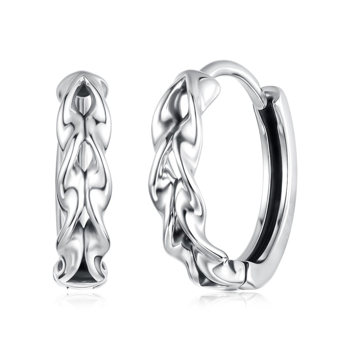 925 Sterling Silver Earrings for Women with Oxidized Finish