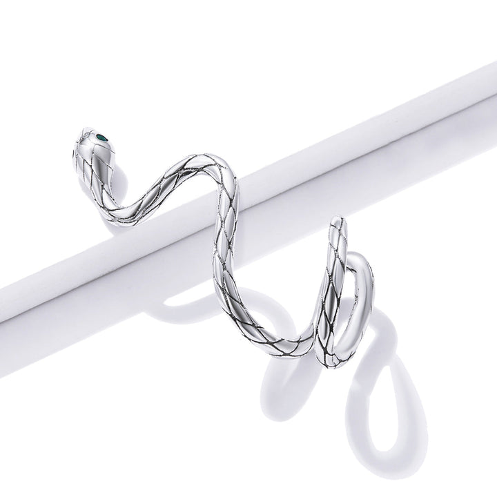 925 Sterling Silver Oxidized 2.5x1.9 cm Pavé Setting CZ Earrings for Women