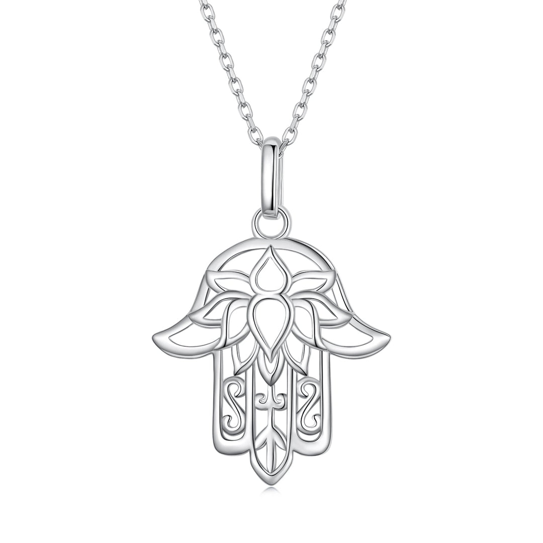 S925 Sterling Silver Plated Platinum Adjustable Necklace for Women