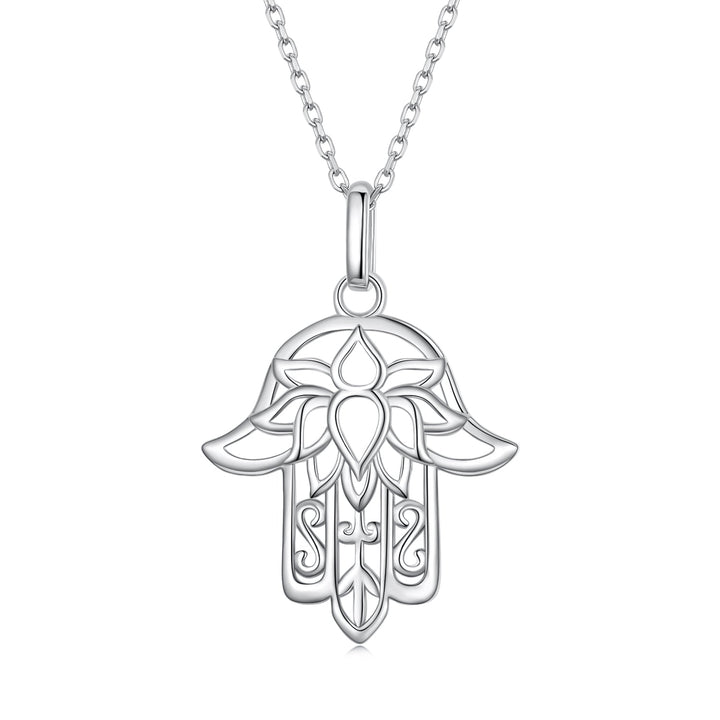 S925 Sterling Silver Plated Platinum Adjustable Necklace for Women