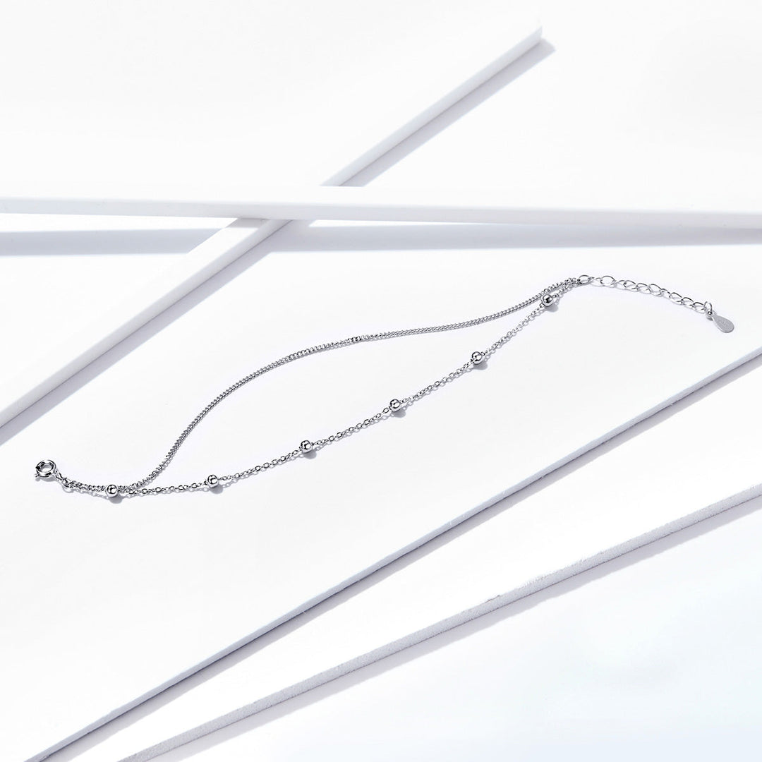 925 Sterling Silver Adjustable 19cm Bracelet for Women