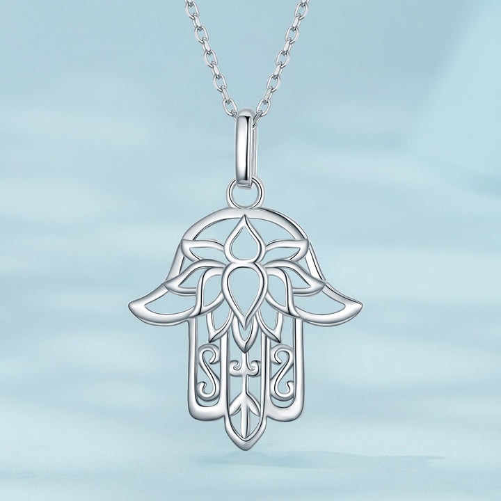 S925 Sterling Silver Plated Platinum Adjustable Necklace for Women