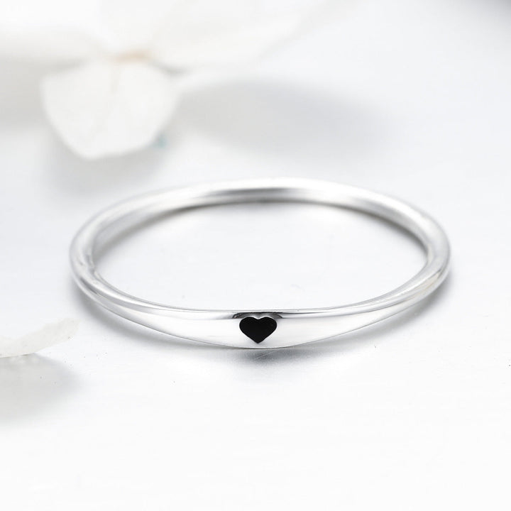 925 Sterling Silver Ring - Size 5.0, 2mm Width, S925 for Women