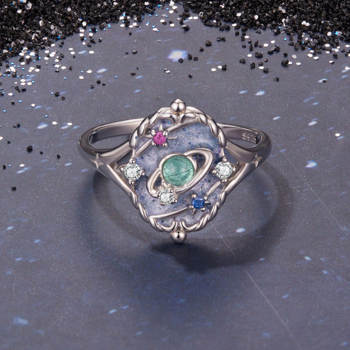 925 Sterling Silver Pendant 1.5*1.2 cm with Enamel and CZ for Women