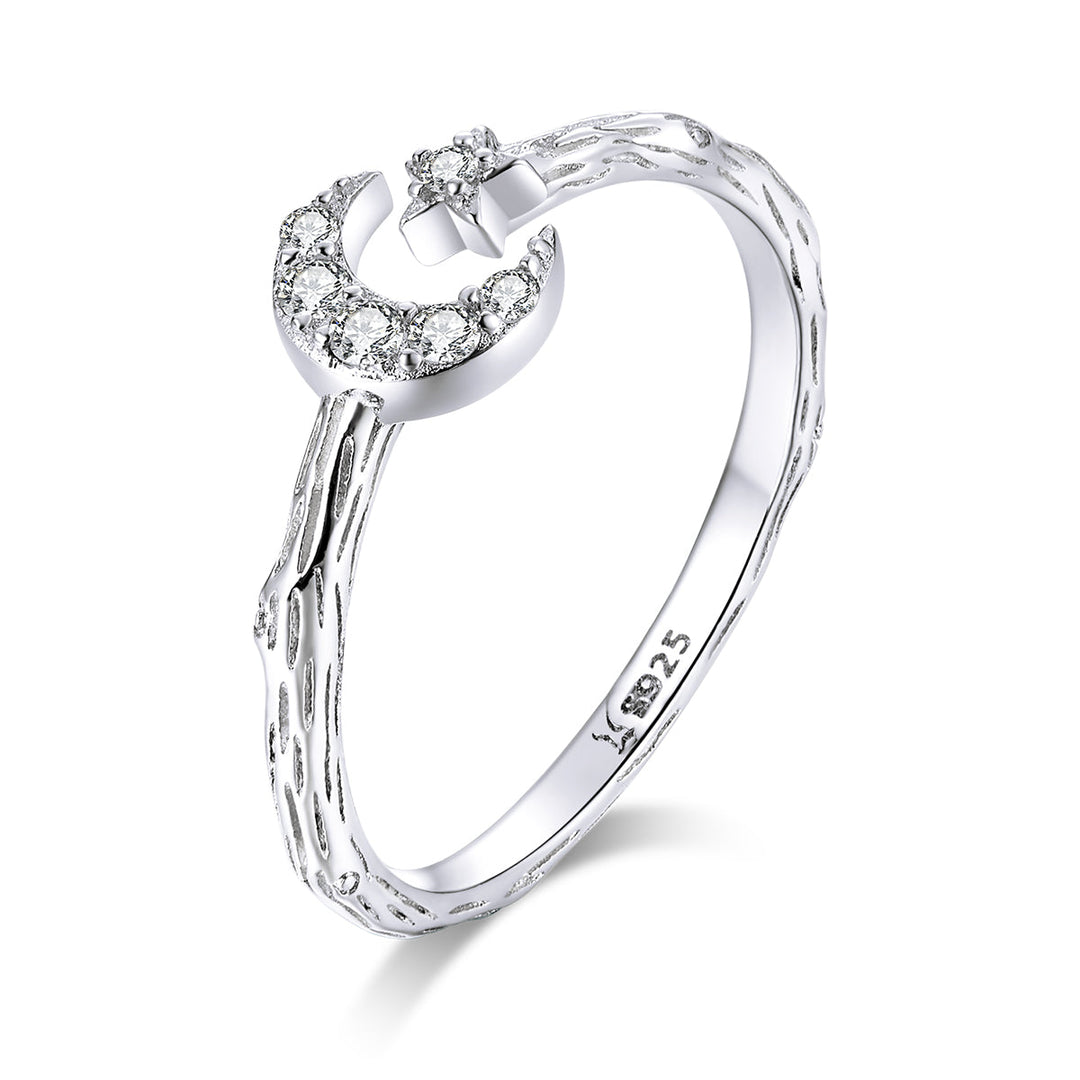 925 Sterling Silver Custom Ring with Pavé Setting CZ