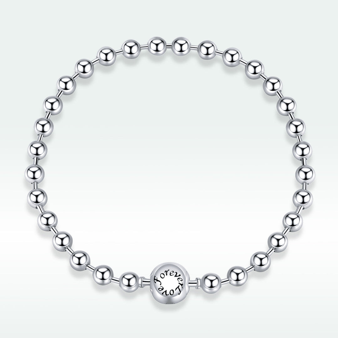 925 Sterling Silver Bracelet 17cm Oxidized &amp; Platinum Plated for Women