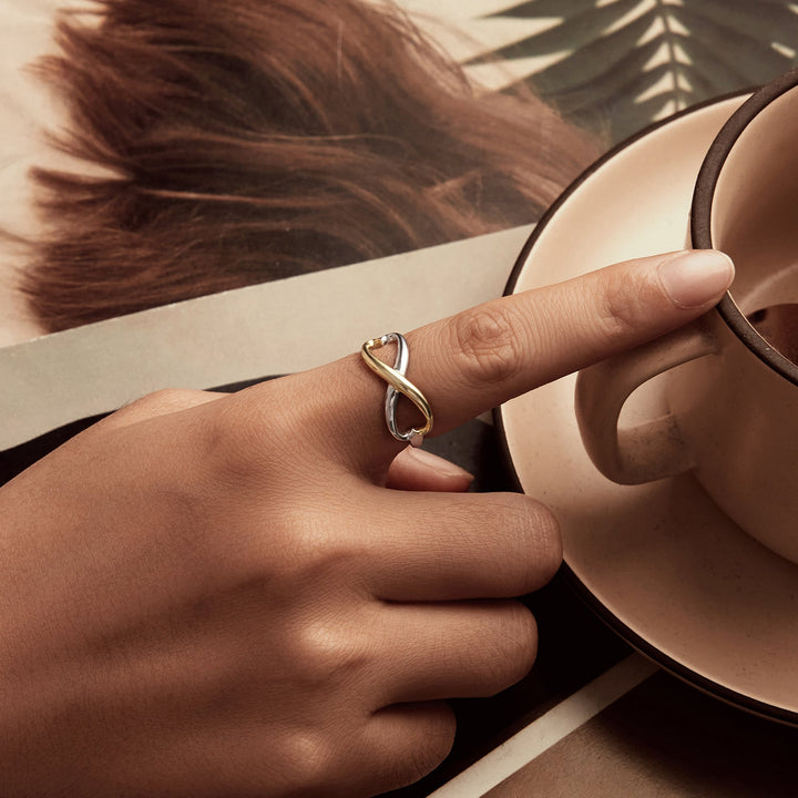 925 Sterling Silver Plated White Gold Ring for Women