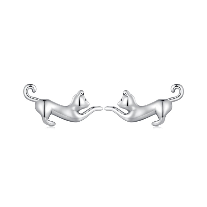 925 Sterling Silver Oxidized Earrings - 7*11mm for Women