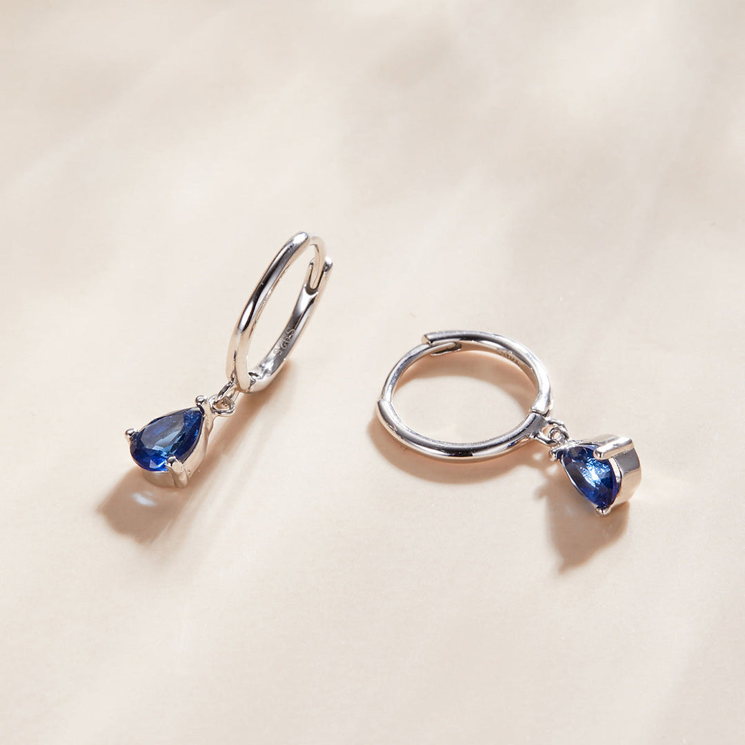 925 Sterling Silver Earrings with Pavé Setting CZ