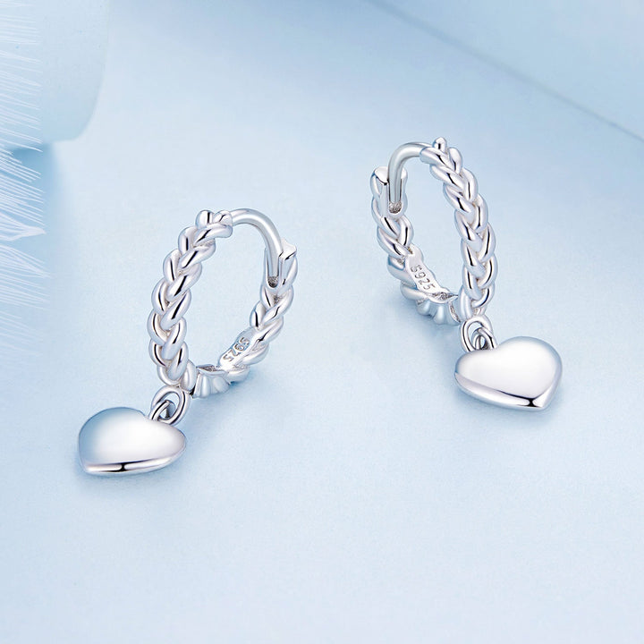 S925 Sterling Silver Earrings for Women with Platinum Plating