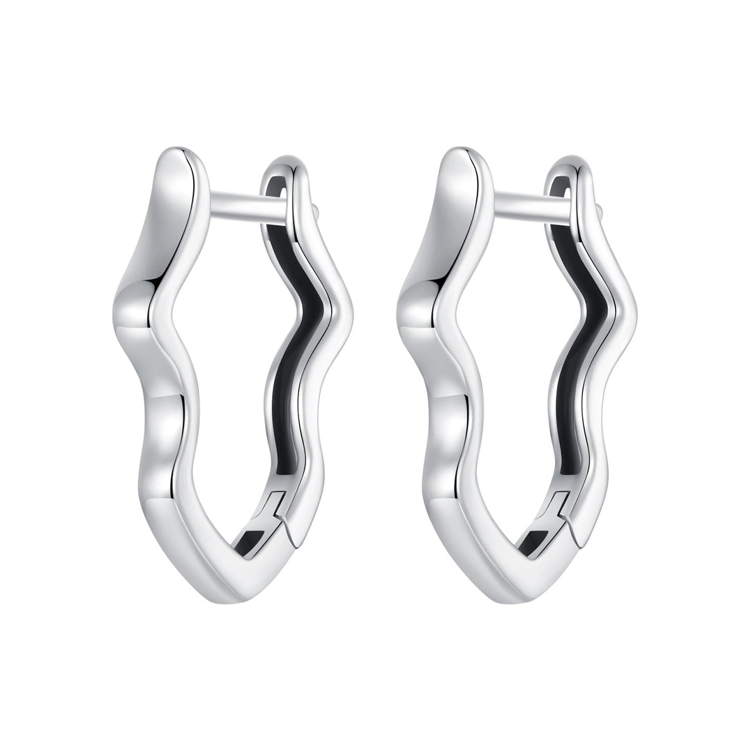 925 Sterling Silver &amp; Oxidized Silver Earrings for Women