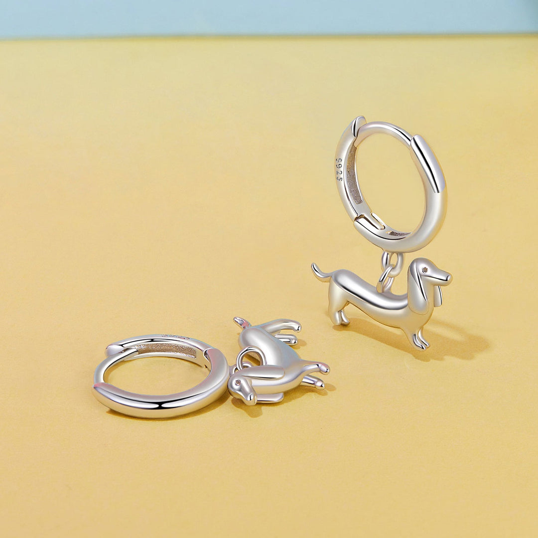 925 Sterling Silver &amp; Plated White Gold Earrings for Women