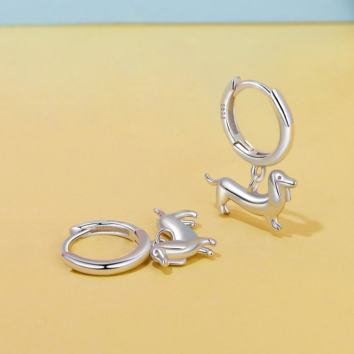 925 Sterling Silver &amp; Plated White Gold Earrings for Women