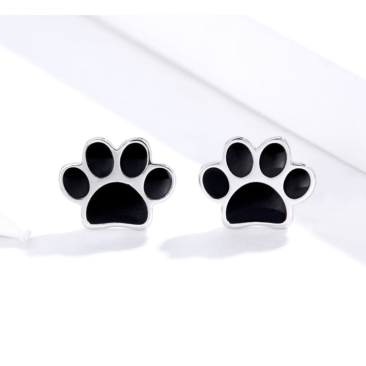 925 Sterling Silver Earrings with Enamel Finish