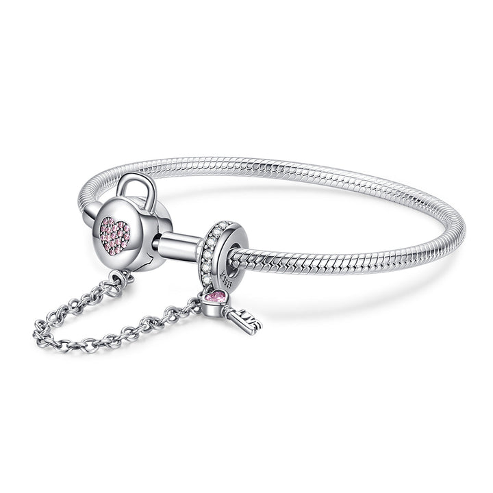 925 Sterling Silver Bracelet 17cm for Women