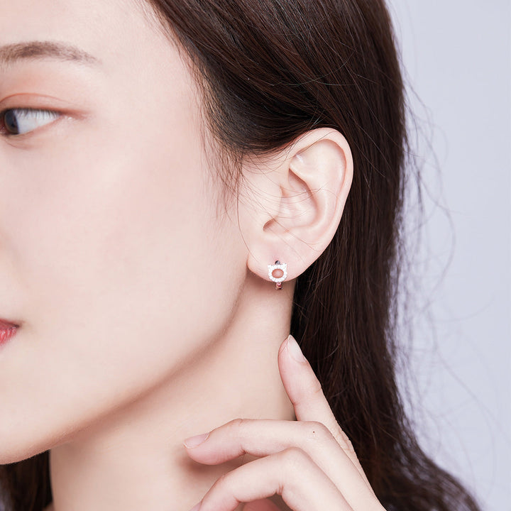 925 Sterling Silver CZ Earrings for Women