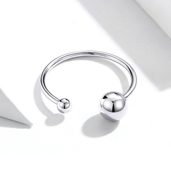 S925 Sterling Silver Plated Platinum Ring
