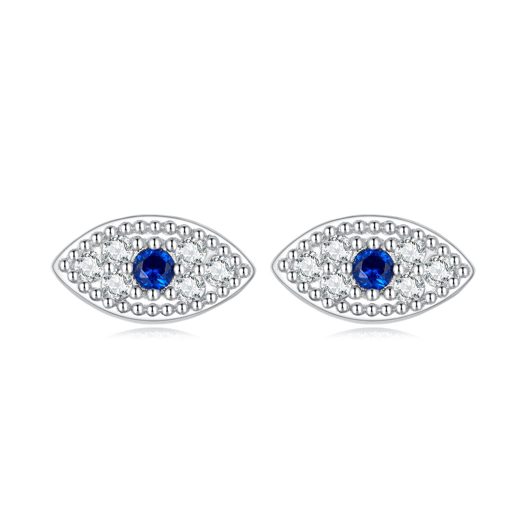 925 Sterling Silver &amp; Pavé Setting CZ Earrings