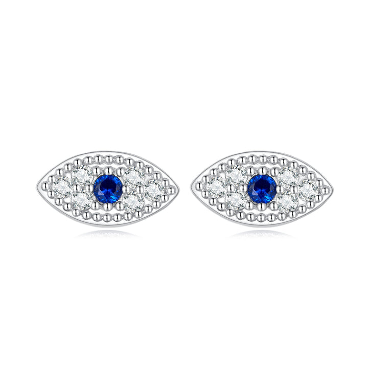 925 Sterling Silver &amp; Pavé Setting CZ Earrings