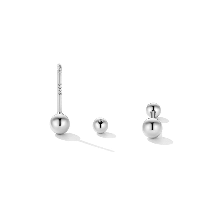 925 Sterling Silver Plated Platinum Dangle Earrings for Women