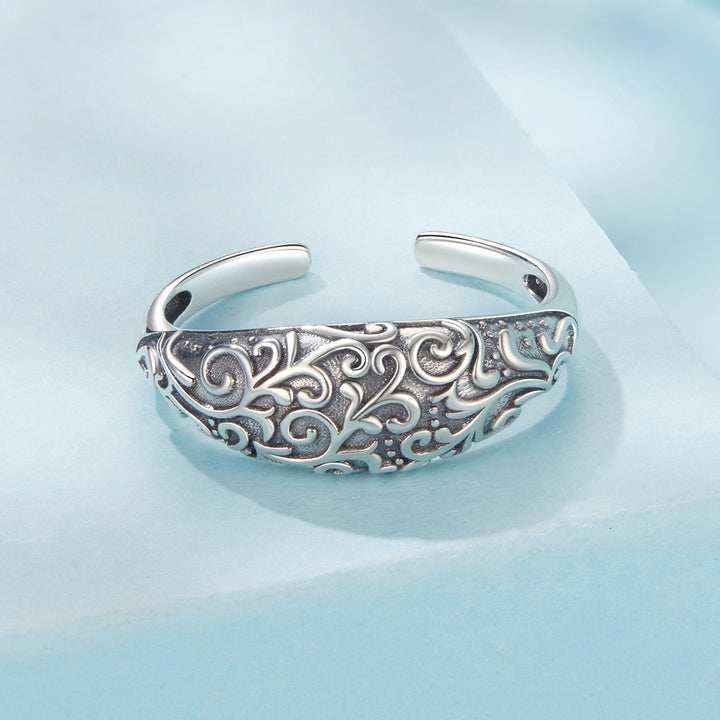 925 Sterling Silver &amp; Oxidized Silver Rings for Men