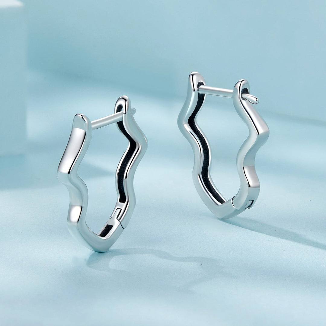 925 Sterling Silver &amp; Oxidized Silver Earrings for Women