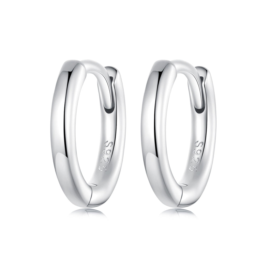 925 Sterling Silver &amp; White Gold Plated Earrings for Women