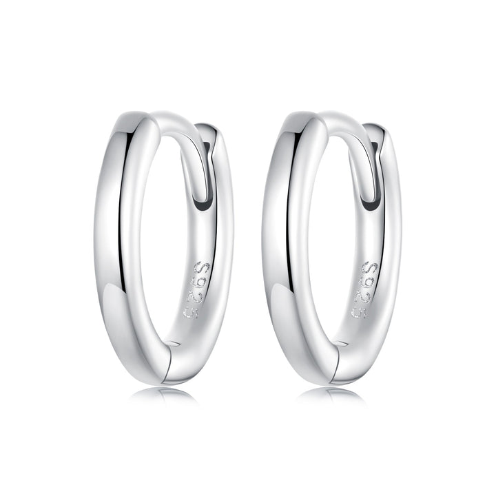 925 Sterling Silver &amp; White Gold Plated Earrings for Women