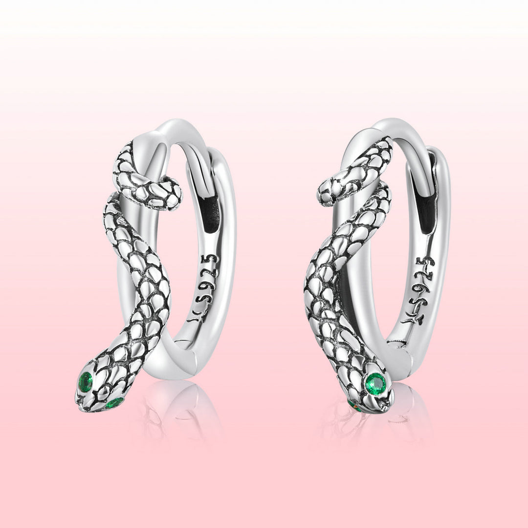 925 Sterling Silver Earrings with Pavé Setting CZ