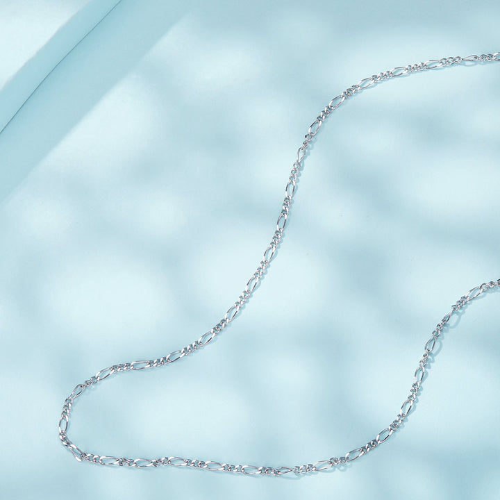 925 Sterling Silver Plated Platinum Necklace for Women