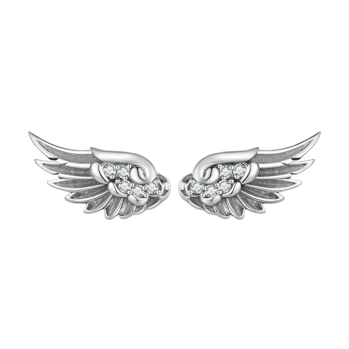 925 Sterling Silver Oxidized Pavé CZ Earrings