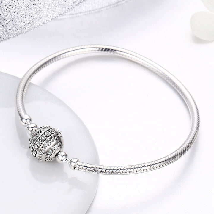 925 Sterling Silver SCB Bracelet Style Nan Size 17.0 for Women