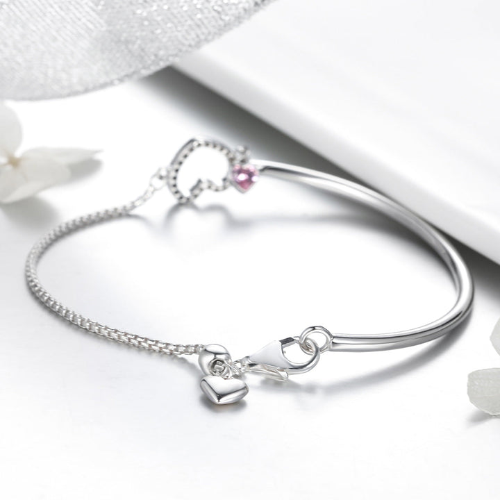 925 Sterling Silver Bracelet 19cm for Women