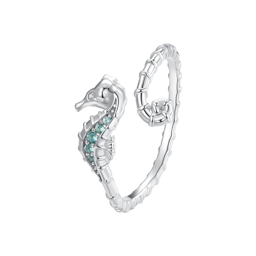 925 Sterling Silver White Gold Plated Pavé Setting CZ 1.3mm Ring for Women