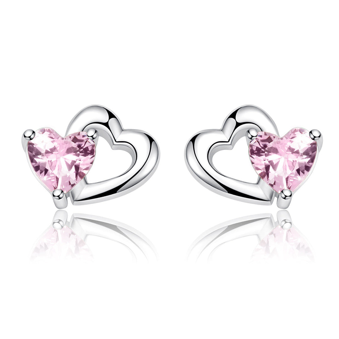 925 Sterling Silver Earrings with Pavé Setting CZ for Women