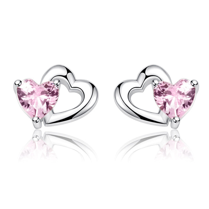 925 Sterling Silver Earrings with Pavé Setting CZ for Women
