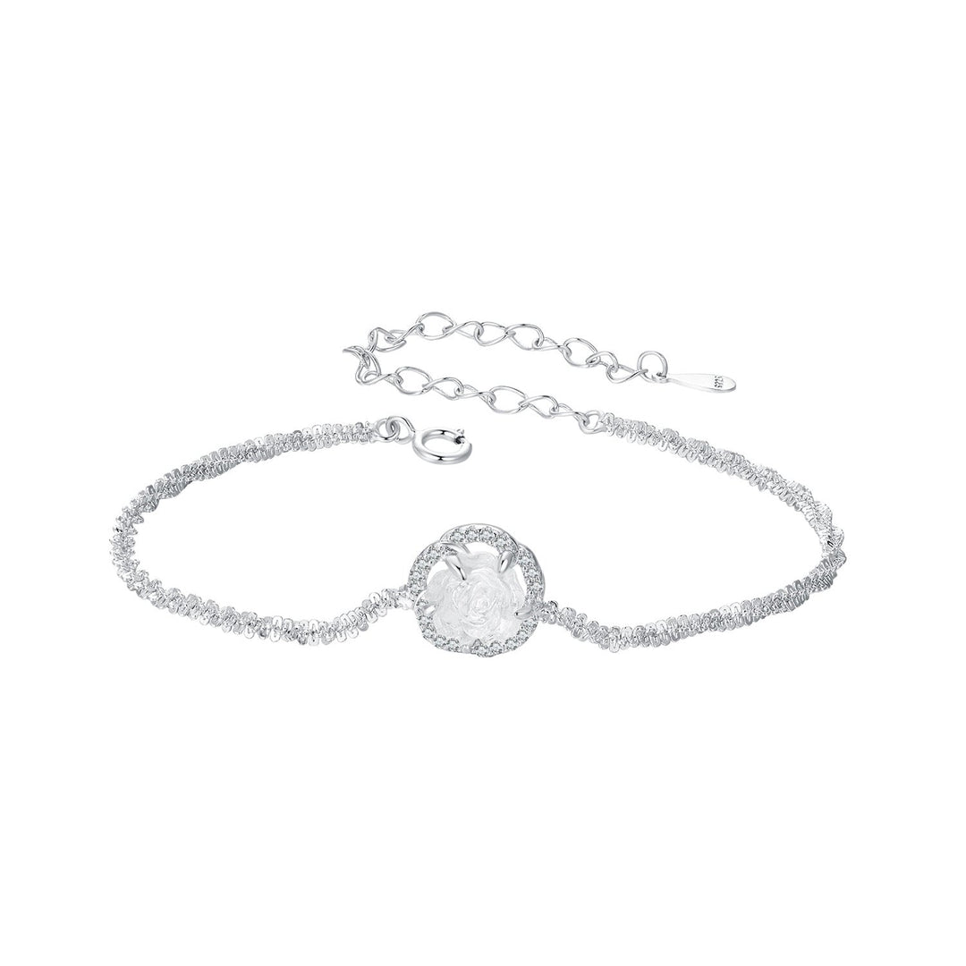 925 Sterling Silver Bracelet 150mm with CZ and Resin