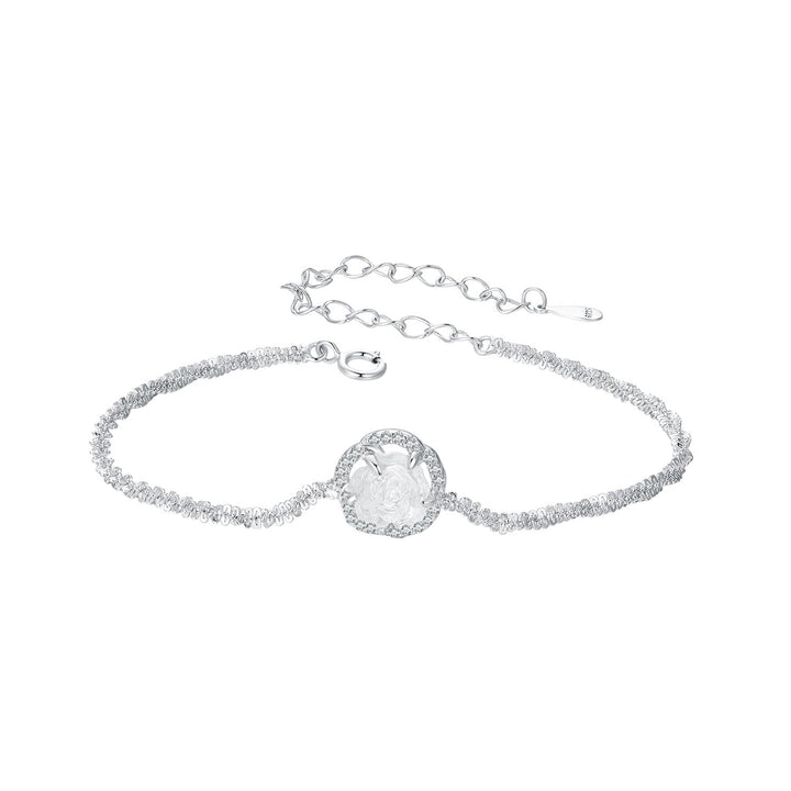 925 Sterling Silver Bracelet 150mm with CZ and Resin