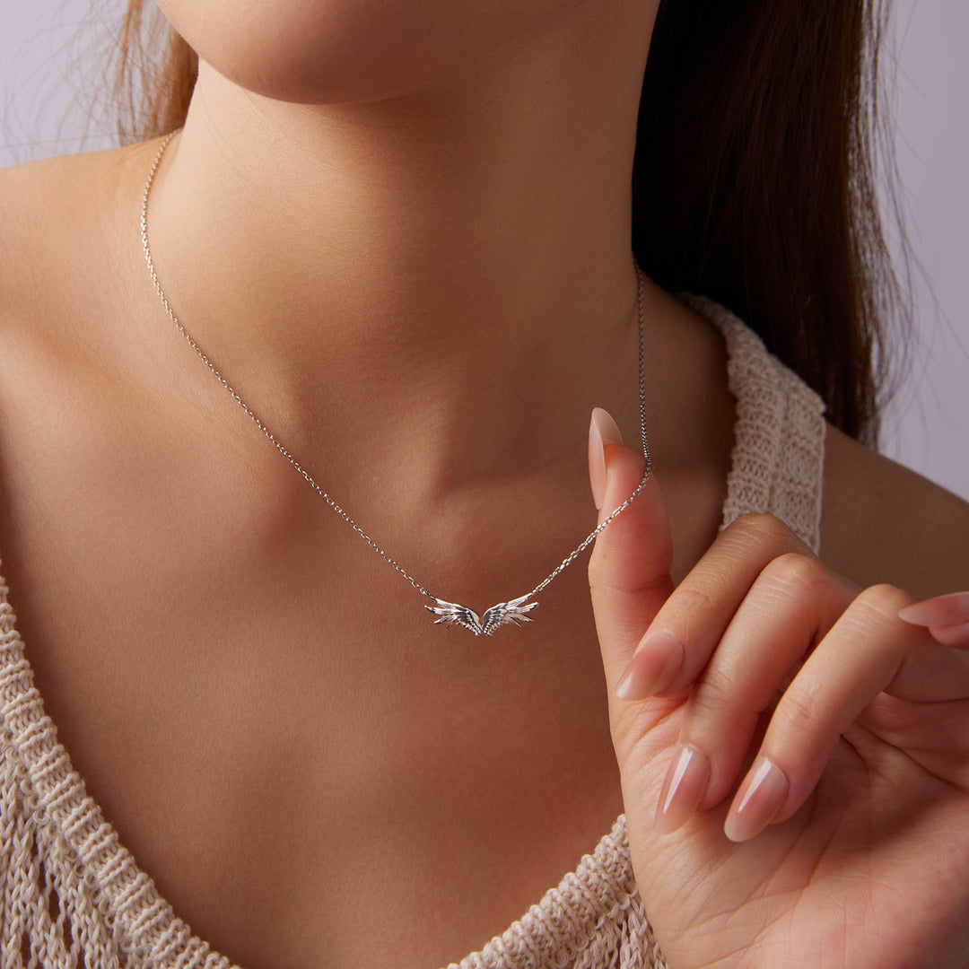 925 Sterling Silver Plated 40+5cm White Gold Necklace for Women