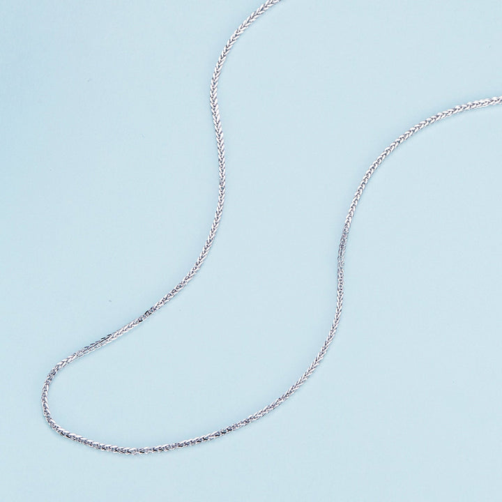 925 Sterling Silver Platinum Plated 45cm Chain Length Necklace for Women