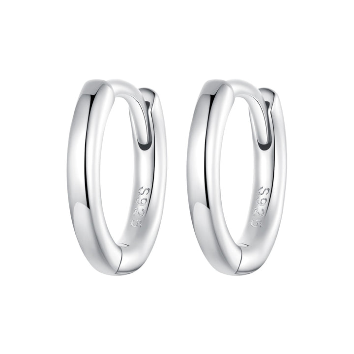 925 Sterling Silver &amp; White Gold Plated Earrings for Women