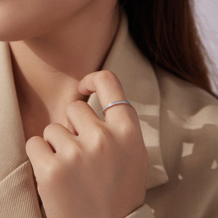 925 Sterling Silver Nano Opal Ring Size 6.0 for Women