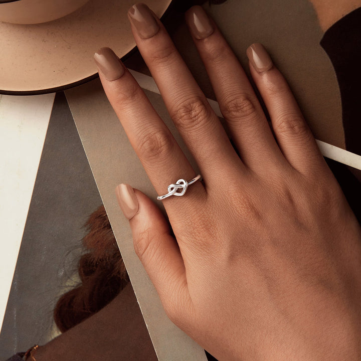 925 Sterling Silver &amp; Plated White Gold 1.6mm Ring for Women