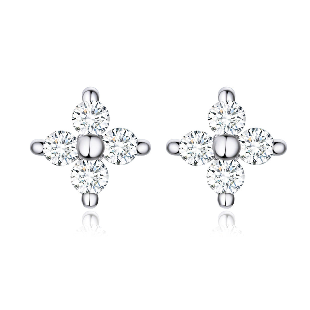 925 Sterling Silver CZ Earrings for Women