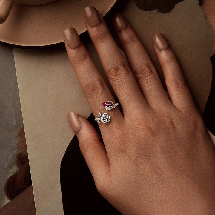 925 Sterling Silver Ring with Pavé Setting CZ, Width 0.15cm, Women&