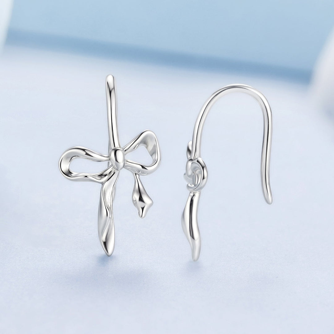 925 Sterling Silver Earrings 1.8cm x 1.0cm for Women