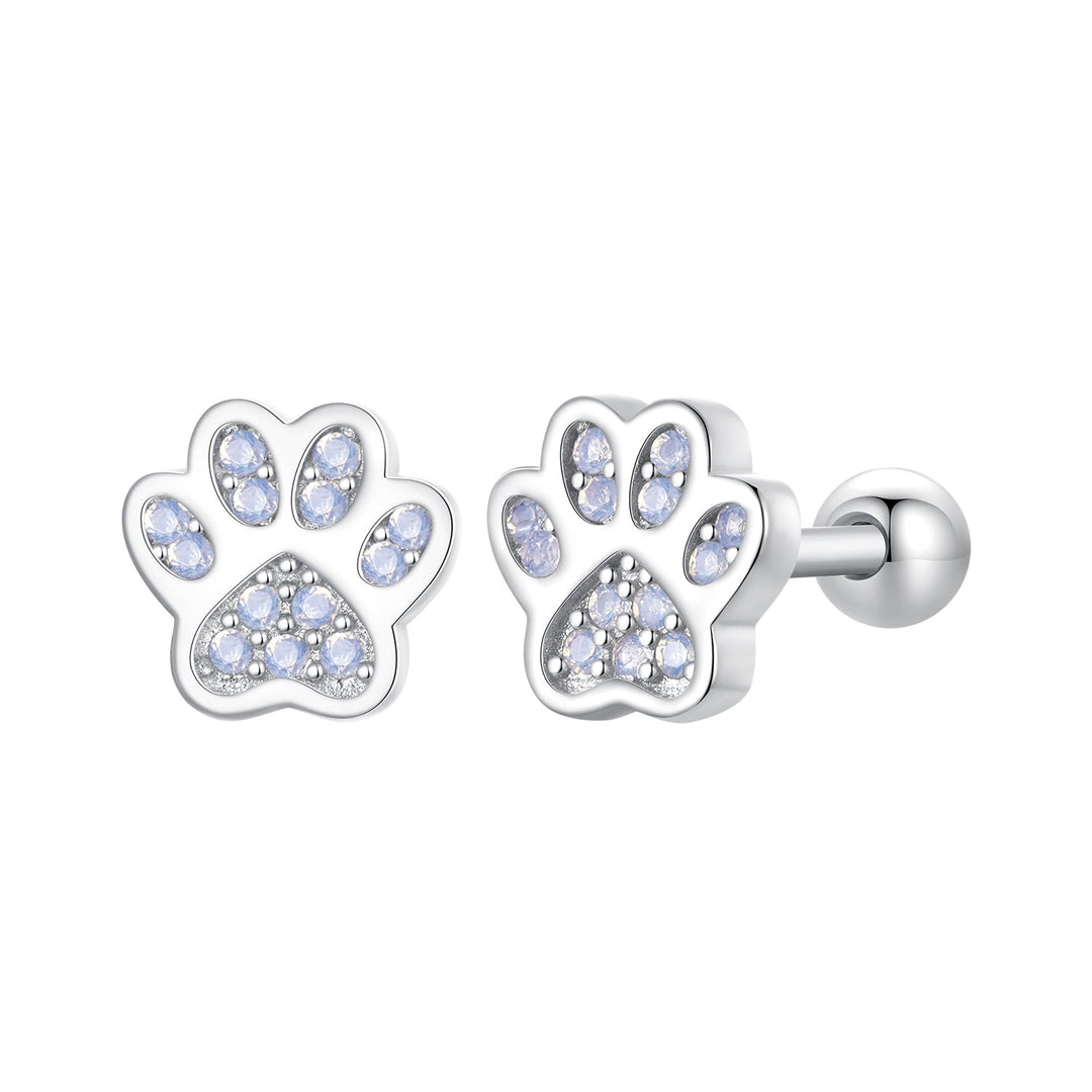 925 Sterling Silver Nano Opal Stone Earrings 6mm
