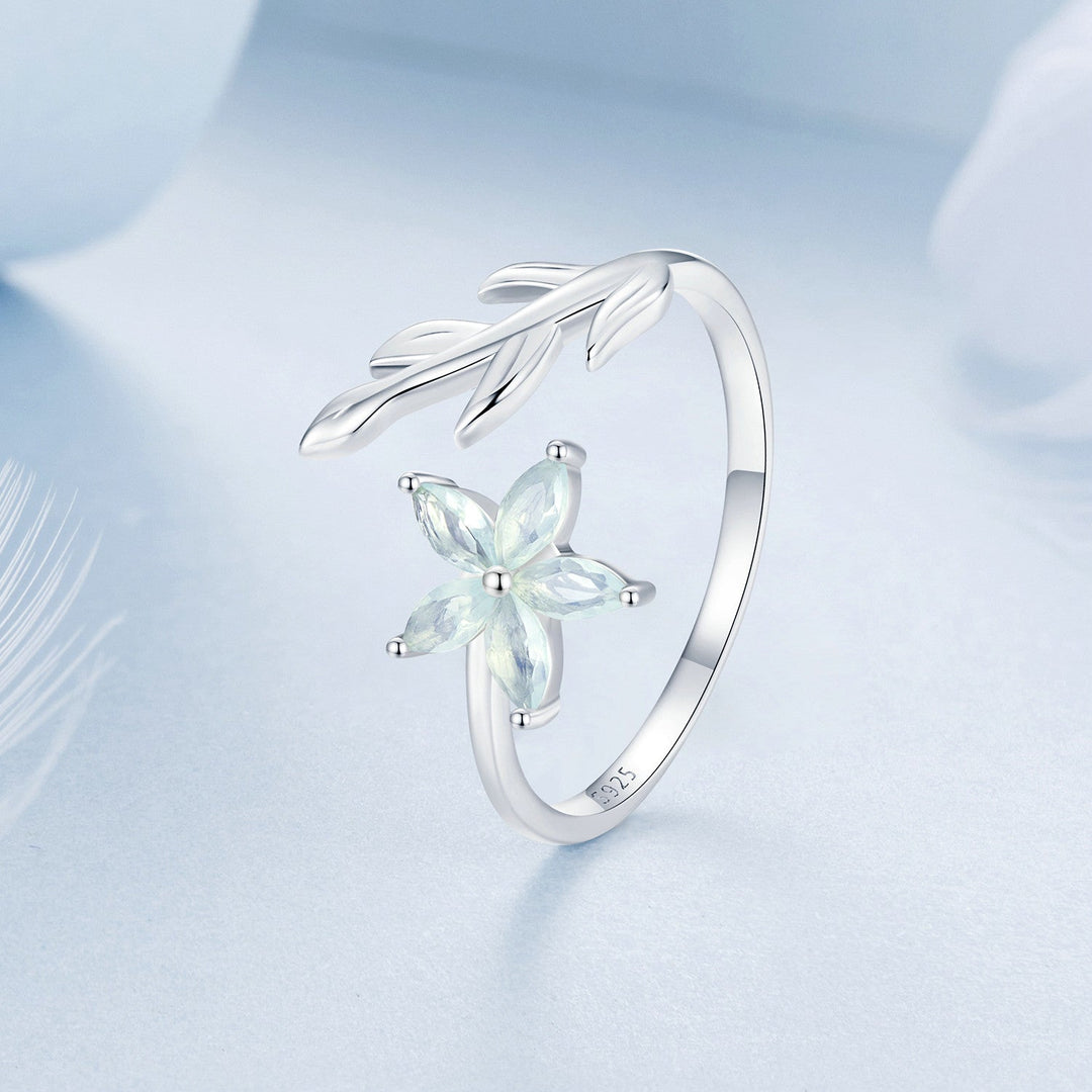 925 Sterling Silver &amp; Opal Ring for Women