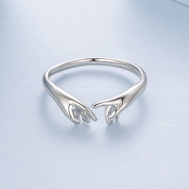 925 Sterling Silver Plated White Gold Ring for Women